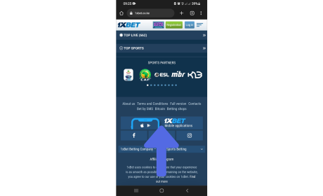 1xBet Download App for Android step 1