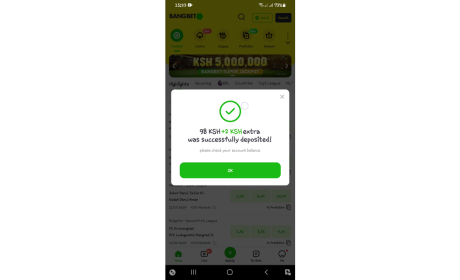 How to Deposit on BangBet via App step 3