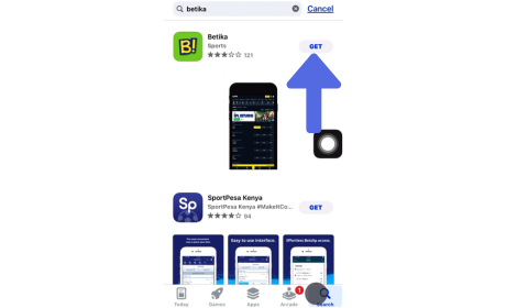 How to Download Betika App for iOS step 2