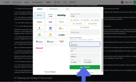 How to Fund Your CyberBet Account Online step 3