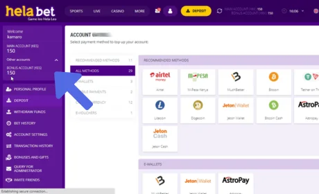 How to Receive HelaBet Registration Bonus step 4