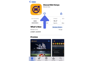 How to Download the MozzartBet App step 1
