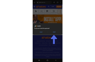 How to Download Shabiki Betting App step 4