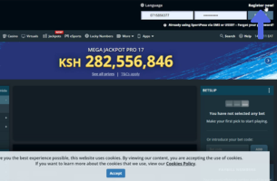 How Do I Sign up on SportPesa? step 1