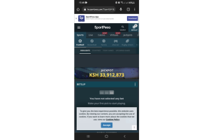 How to Download the Latest SportPesa App step 1