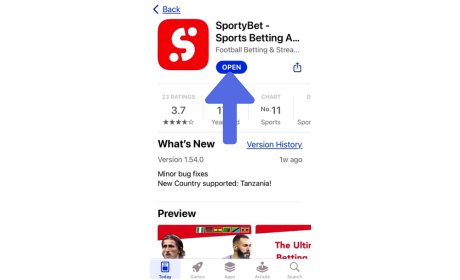 How to Download SportyBet App for iOS step 3