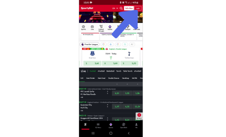 How to Top up Your Account Through the SportyBet App step 1