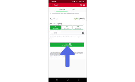 How to Top up Your Account Through the SportyBet App step 3