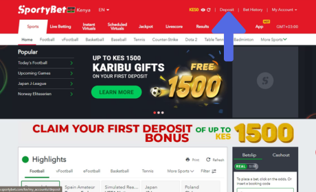 How to Deposit Funds to SportyBet Online step 2