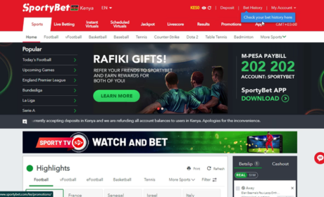 SportyBet's Website Sign-In Instructions step 3