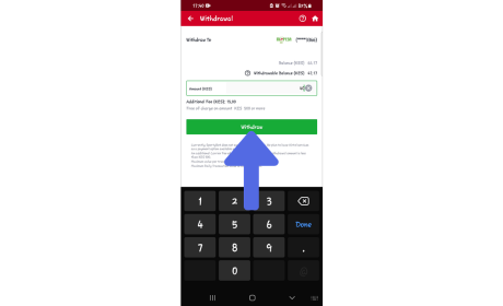 How to Withdraw Money From the Account Through on the SportyBet Mobile App step 3